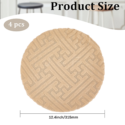 Flannel Stool Cover AJEW-WH20816-066B-1