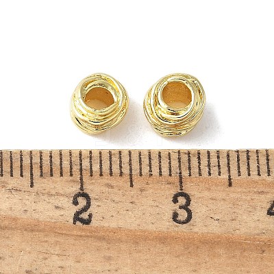 Brass Beads KK-S518-08G-1