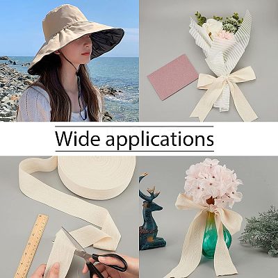 Cotton Cotton Twill Tape Ribbons OCOR-WH0057-30I-03-1