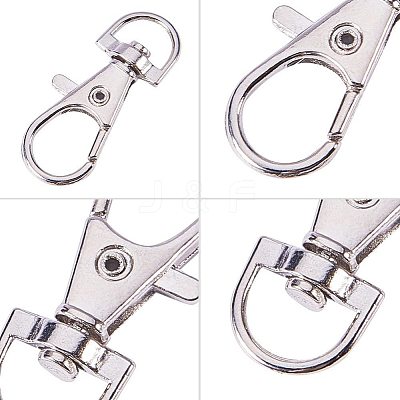 Alloy Swivel Lobster Claw Clasps IFIN-PH0023-09-1