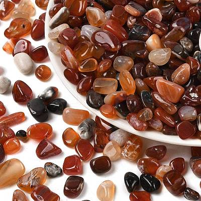 Dyed & Heated Natural Agate Beads G-J402-04B-02-1
