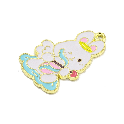 Valentine's Day Alloy Enamel Pendants ENAM-Z015-03G-011-1
