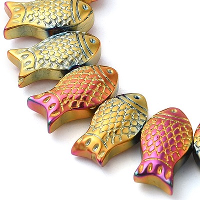 Electroplate Glass Beads Strands EGLA-C007-05E-1