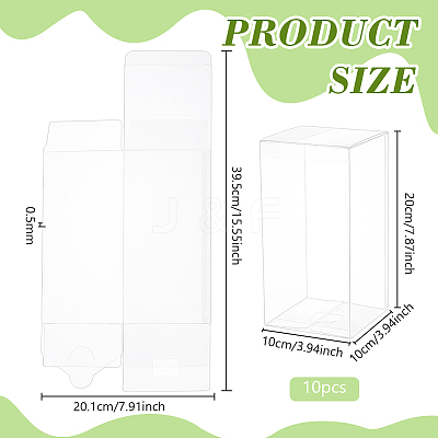 Foldable PET Packing Boxes CON-WH0099-87D-1