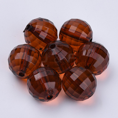Transparent Acrylic Beads TACR-Q254-8mm-V60-1