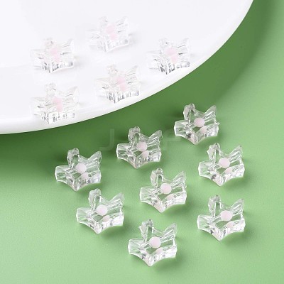 Transparent Acrylic Beads MACR-S373-105-B07-1