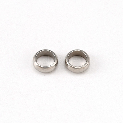 304 Stainless Steel Crimp Beads STAS-WH0029-06C-01-1