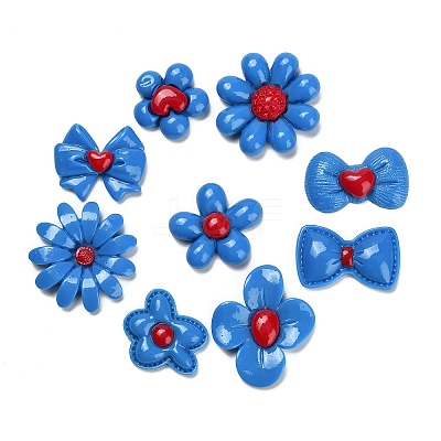 Opaque Resin Cabochons CRES-I049-02-1