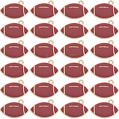 30Pcs Alloy Enamel Pendants FIND-SC0022-79-1