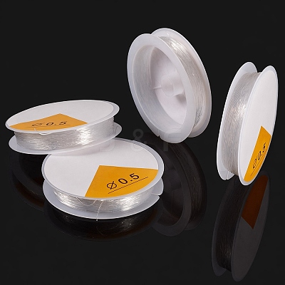 4 Rolls Round Crystal Elastic Stretch Thread EW-TA0001-10A-1