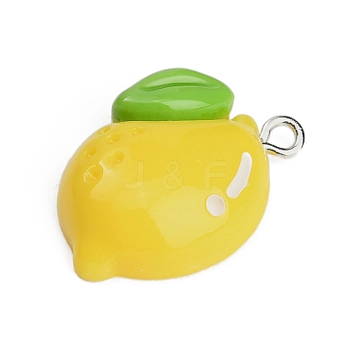 Resin with Alloy Pendants RE-CBA08CD-09A-1