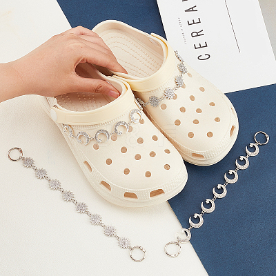 Sun & Moon with Star Shoe Decoration Chain FIND-AB00020-01-1