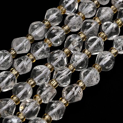 Natural Quartz Crystal Beads Strands G-K387-A16-01-1