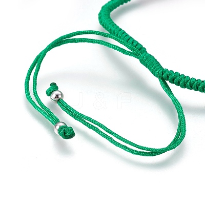 Nylon Cord Braided Bead Bracelets Making BJEW-F360-FP13-1