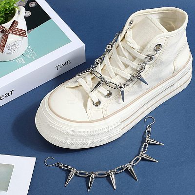 2Pcs Brass & Alloy Shoes Chains HJEW-SP00013-1