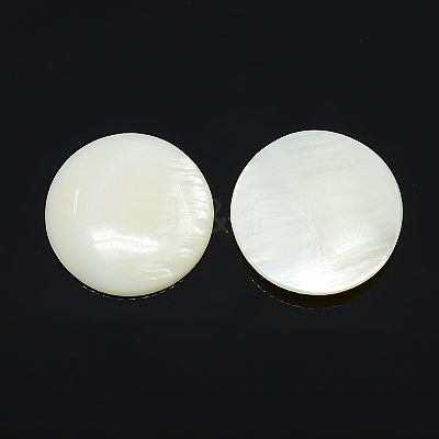 Half Round/Dome Freshwater Shell Cabochon X-PBB236Y-1