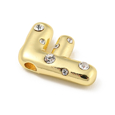 Brass Micro Pave Clear Cubic Zirconia Pendants KK-E093-04G-F-1