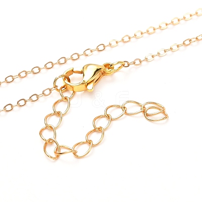 Natural Pearl Beads Pendant Necklace for Girl Women NJEW-JN03667-1