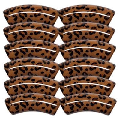 Opaque Acrylic Beads SACR-ZX012-15B-02-1