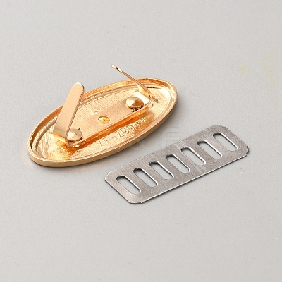 Iron Decorative Buckles IFIN-WH0816-005G-1