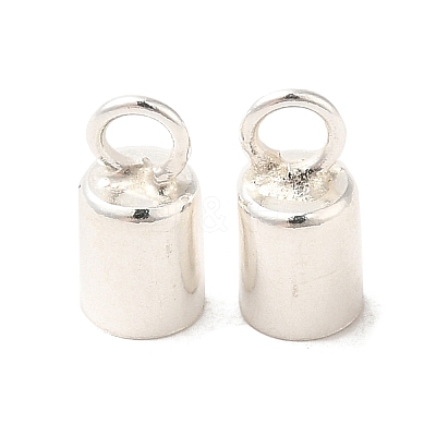 925 Sterling Silver Cord Ends STER-F032-09S-3mm-1
