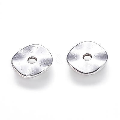 Tibetan Style Alloy Wavy Spacer Beads X-LF9350Y-1