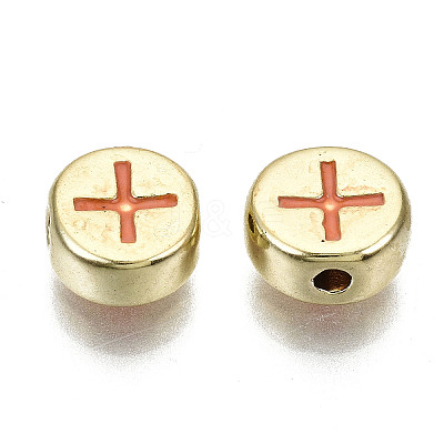 Alloy Enamel Beads ENAM-S122-032-RS-1