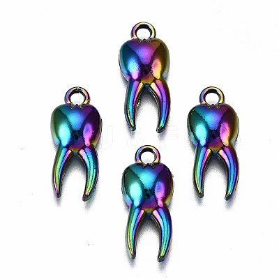 Rainbow Color Alloy Pendants PALLOY-S180-063-RS-1
