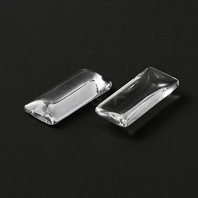 Transparent Glass Cabochons X-GLAA-SZC0001-02-1