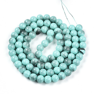 Baking Paint Glass Beads X1-DGLA-N013-10mm-04-1