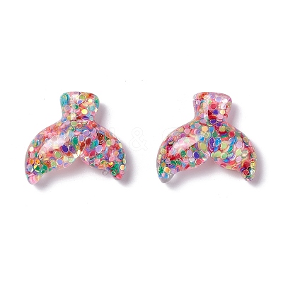 Transparent Resin Cabochons RESI-I039-07-1