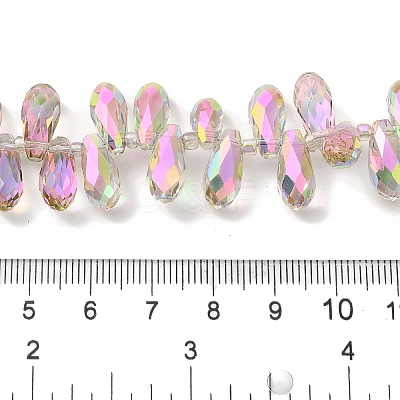 Electroplate Glass Beads Strands EGLA-B006-01A-FR04-1