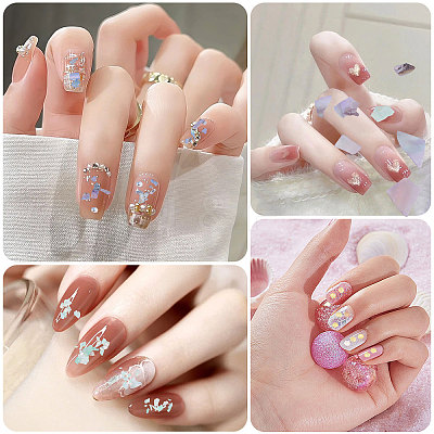 Ocean Theme 3 Sets 3 Styles Abalone Shell/Paua Shell/Alloy Chips MRMJ-CA0001-52-1