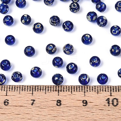 Picasso Baking Paint Glass Seed Beads SEED-N007-35I-1