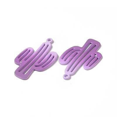 Spray Painted Alloy Charms PALLOY-P291-19M-02-1
