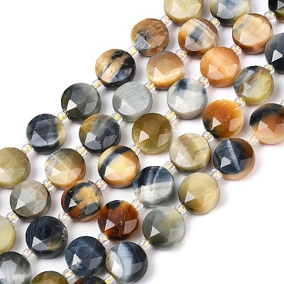 Natural Tiger Eye Beads Strands G-F812-C09-01A-1