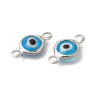 304 Stainless Steel Connector Charms STAS-G305-09P-06-1