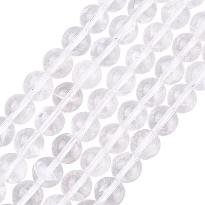 Natural Quartz Crystal Beads Strands X-G-C175-10mm-2-1