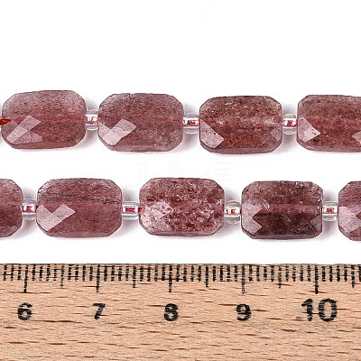 Natural Strawberry Quartz Beads Strands G-T139-80-1