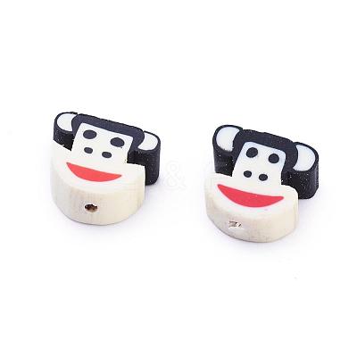 Handmade Polymer Clay Beads X-CLAY-S093-20-1