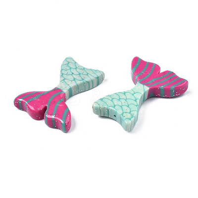Handmade Polymer Clay Beads CLAY-N010-051B-1
