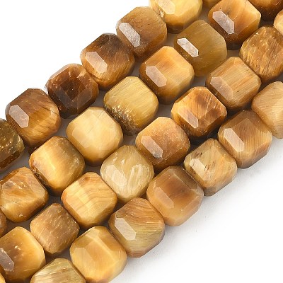 Natural Gold Tiger Eye Beads Strands G-C267-A11-1