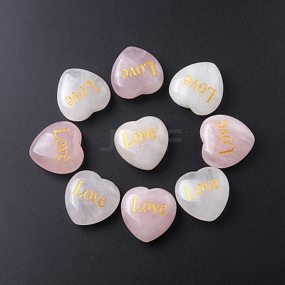 Natural Rose Quartz Healing Stones PW-WG17775-01-1