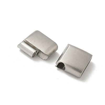 304 Stainless Steel Bayonet Clasps STAS-Z147-31P-02-1
