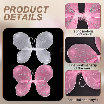 2Pcs 2 Colors Nylon Ornament Accessories DIY-GA0007-39-1