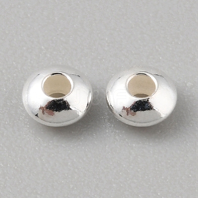 925 Sterling Silver Spacer Beads STER-WH0015-01A-S-1