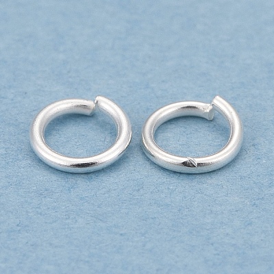Rack Plating Brass Open Jump Rings KK-O139-18C-S-1