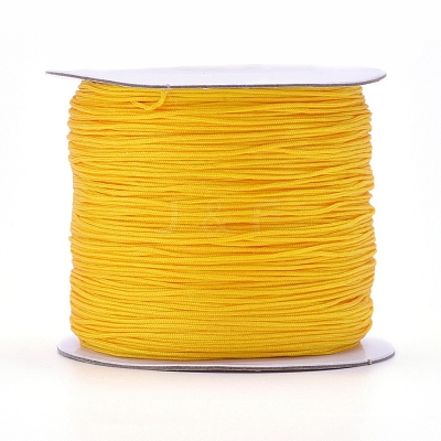 Nylon Braided Cord for Woven Jewelry Making Macrame Craft NWIR-D055-0.6mm-05-1