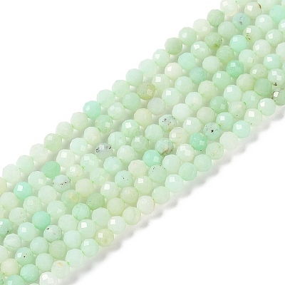 Natural Chrysoprase Beads Strands G-P542-A04-02-1