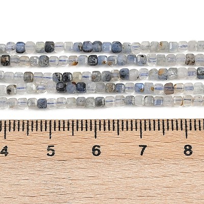 Natural Aquamarine Beads Strands G-L628-D10-2x2mm-02-1